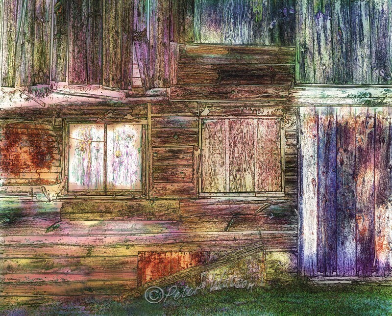 Colorado Barn Abstract - Abstracts