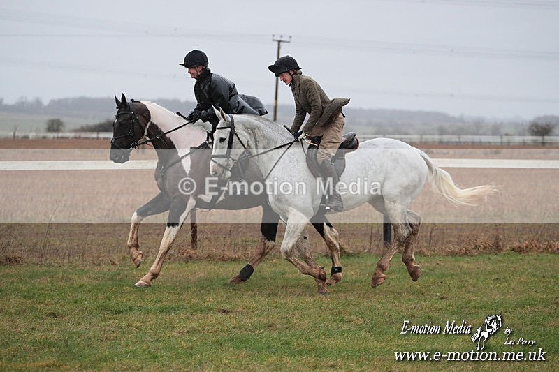 PtP 260125 233 - Cocklebarrow Point-to-Point racing with the Heythrop Hunt 26/01/25