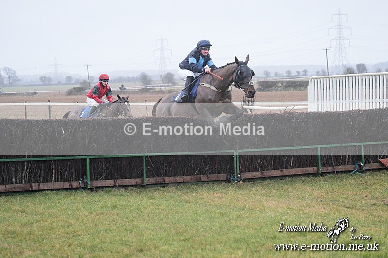 PtP 260125 302 - Cocklebarrow Point-to-Point racing with the Heythrop Hunt 26/01/25