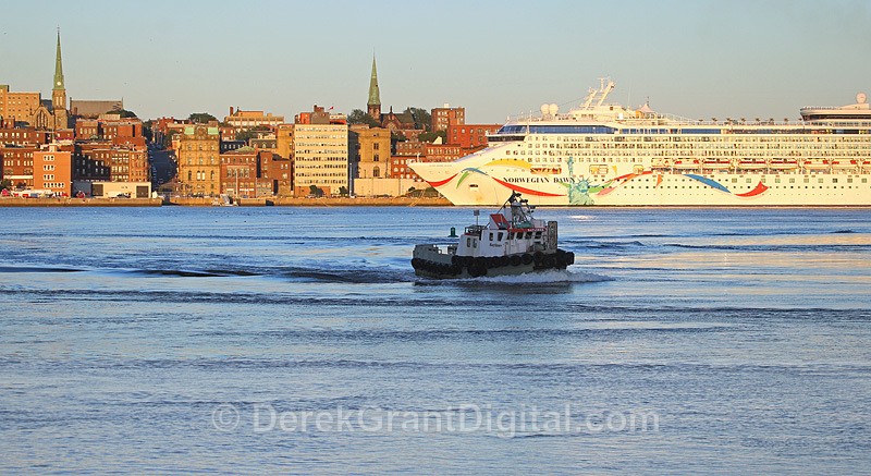 Cruise Ships Saint John, New Brunswick Waterfront Harbor - Cruise Ships