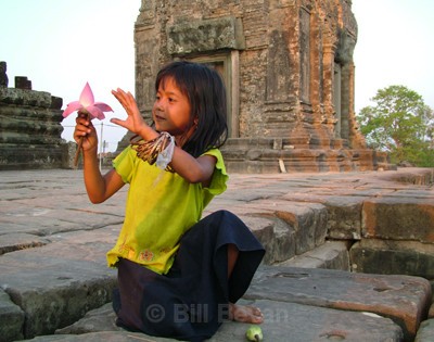 Angkor Lotus Girl - Monument