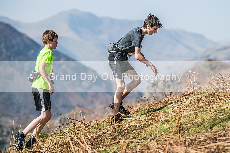 Elterwater-247 - Kendal Winter League Elterwater Under 15/17 Fell Races Sunday 9th March 2025