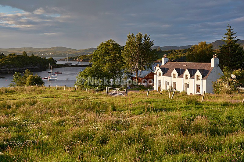 Badachro Village - Loch Gairloch - Scottish Highlands