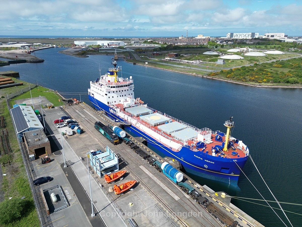 JL - 11.5.23 68002 'Intrepid' NTS Barrow Marine Terminal 7X24 - Cumbrian Coast (north to south)