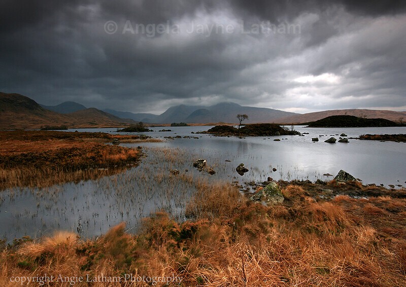 Moody Autumn Skies over Rannoch Moor - Highlands of Scotland