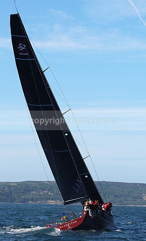 150627 GLADITOR COWES TP 52  WT7A3713_P - ROUND THE ISLAND RACE - SATURDAY 27th JUNE 2015