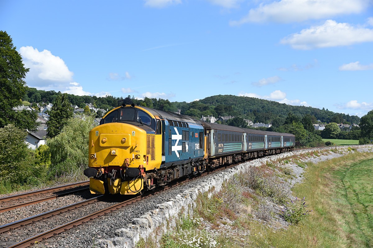 JL - 12.7.17 37403 2C47 10.04 Preston - Barrow, Cart Lane - Cumbrian Coast (north to south)