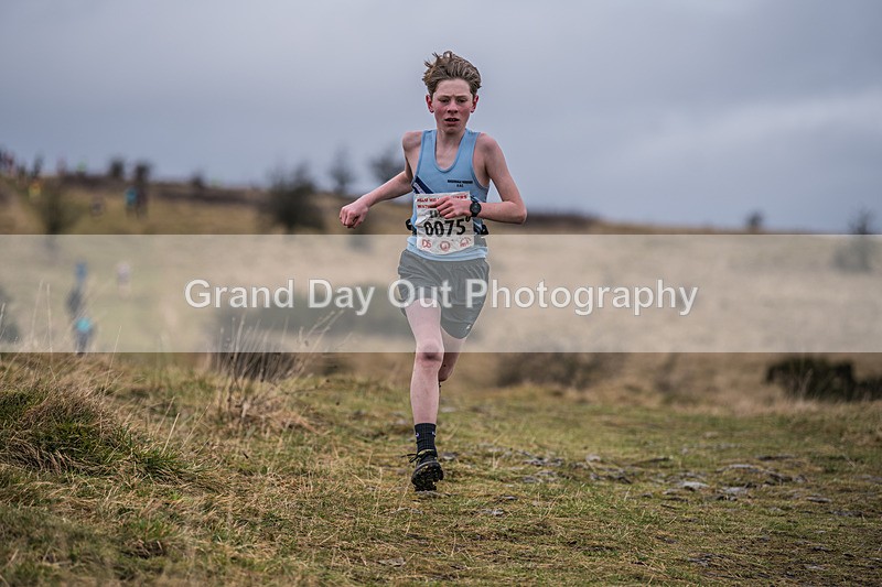 Cunswick U15  U17-85 - Kendal Winter League Cunswick Scar Junior Under 15 & 17 Fell Races Sunday 26th January 2025