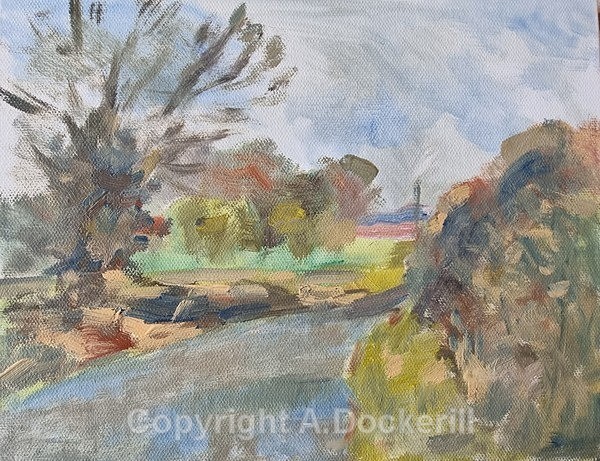 Gulpher Rd Felixstowe - Watercolours
