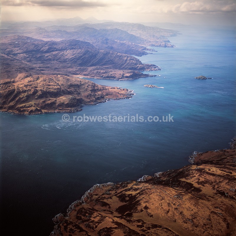 A00720FX2 Gulf of Corryvreckan from Scarba to Jura - West and south coastlines
