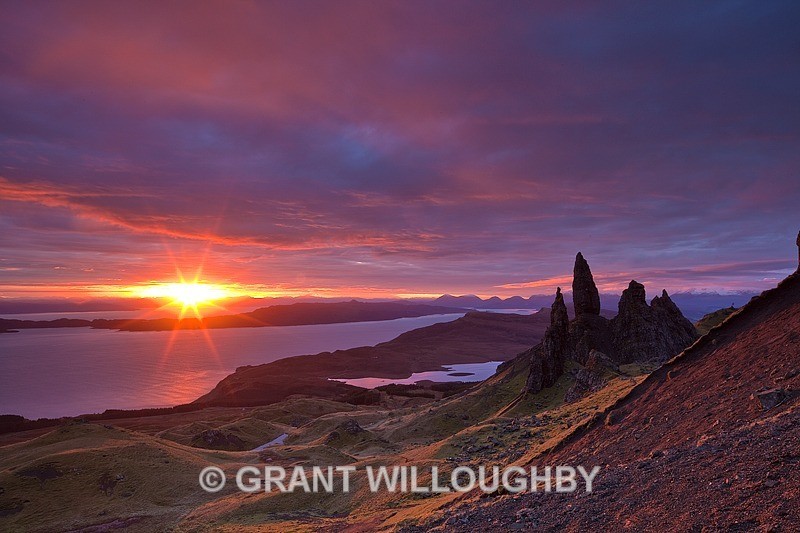 Sunrise Old Man of Storr - Horizontal