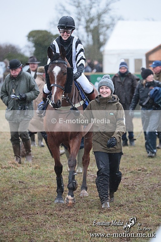 PtP 260125 191 - Cocklebarrow Point-to-Point racing with the Heythrop Hunt 26/01/25
