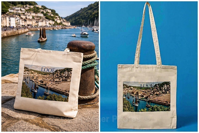  - Tote Bags Looe -  £12.99 including UK postage. Click on photo to purchase -