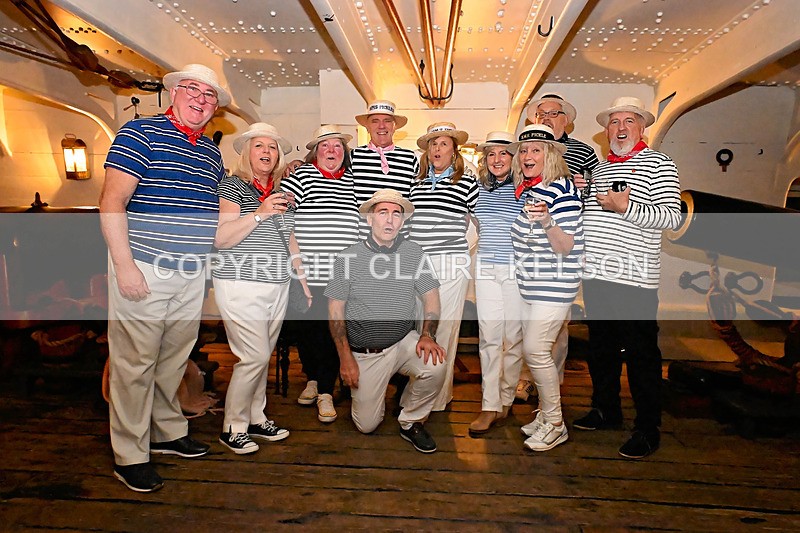 HMS PICKLE-44 - PICKLE NIGHT HMS WARRIOR 1860