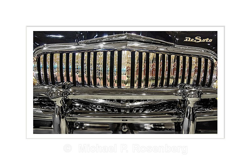 Desoto Chrome Grill Art: Autographica Series - AUTOGRAPHICA: So Shiny, So Chrome
