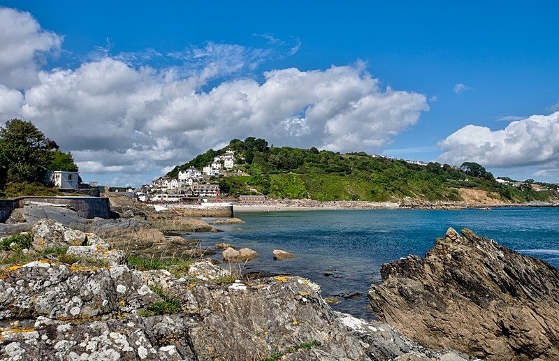 Looking toward Looe and The Banjo Pier from Hannafore - Looe