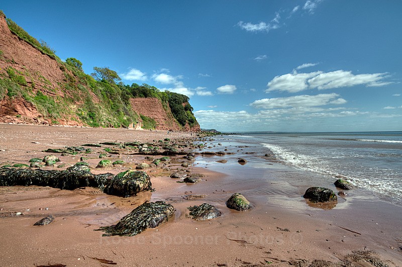 Ness Beach at low tide - Teignmouth and Shaldon
