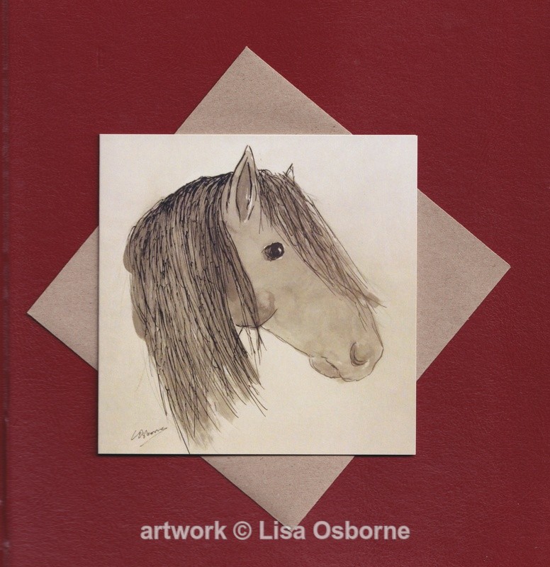 Horse greetings card - Cards