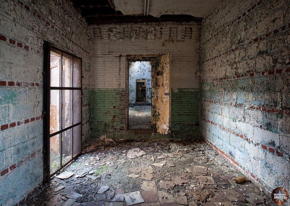 Connecting room, Holmesburg Prison, Philadelphia PA | Abandoned America by Matthew Christopher