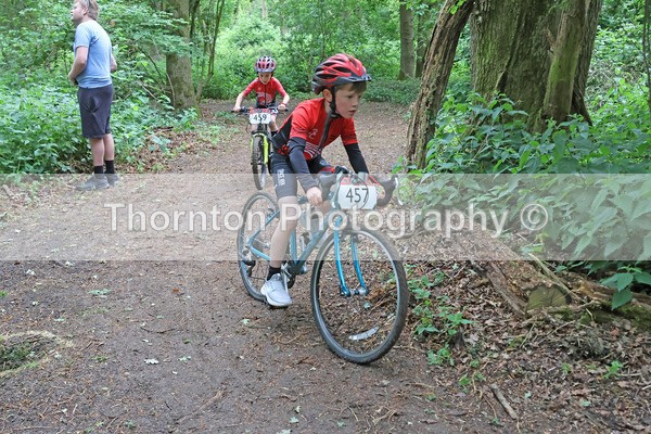 457 - MTB East Round 5 Gallows Green 25th May 2025 Under 7s Under 9s Under 12s Races 08:45 – 9:35