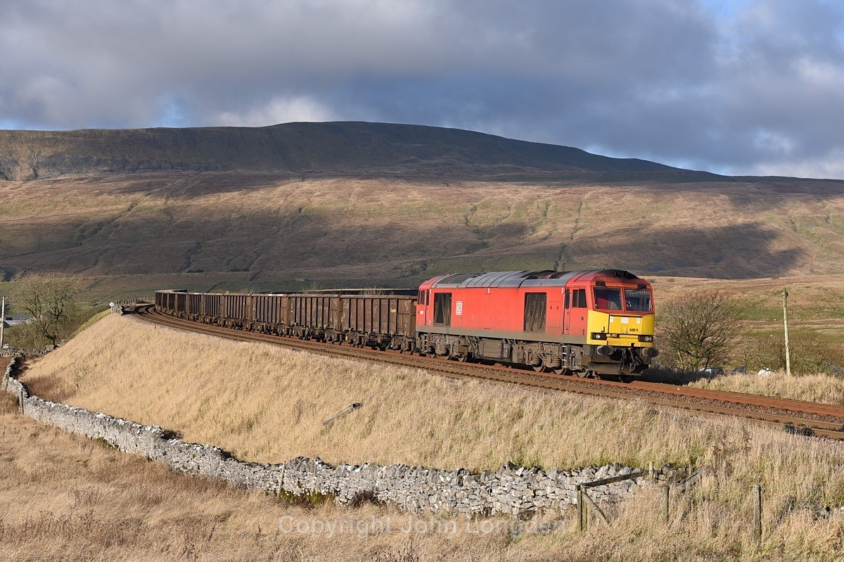 JL - 3.12.22 60011 6E97 Kirkby Thore - Milford West, Ribblehead - Ribblehead