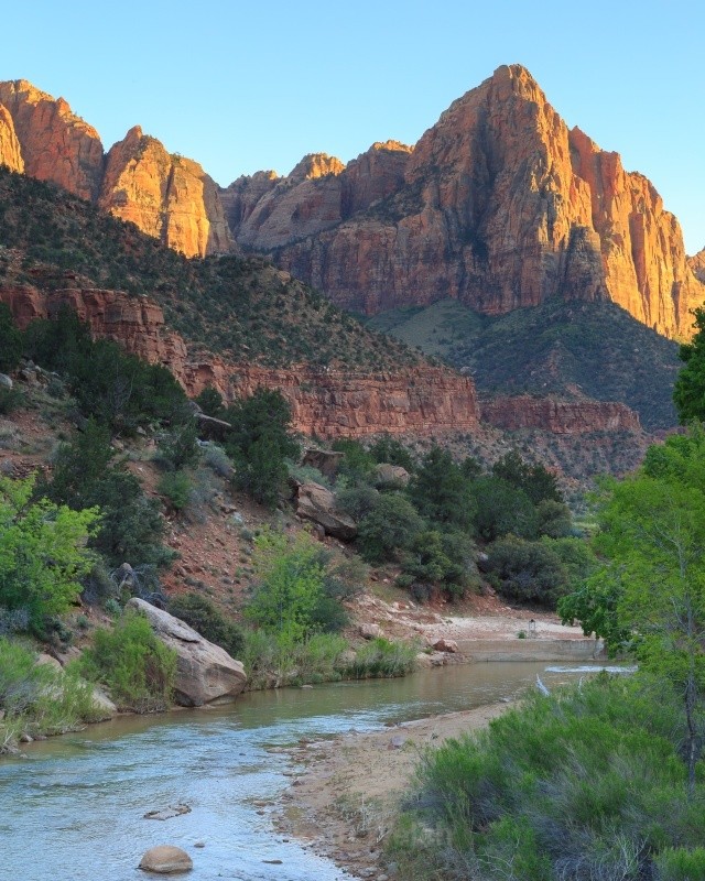 Watchman from Pa'rus Bridge - Utah