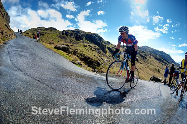 Hardkott Hairpin Bend - Fred Whitton Challenge over the years