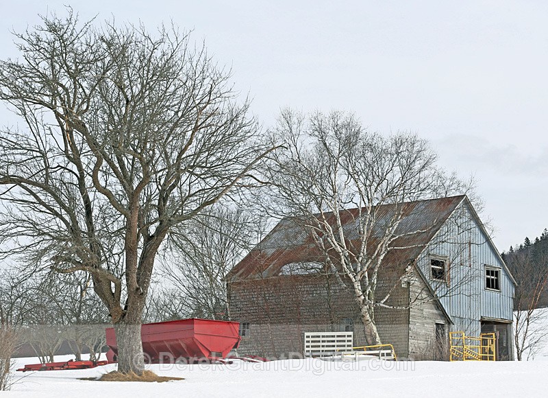 Old Barns New Brunswick Canada