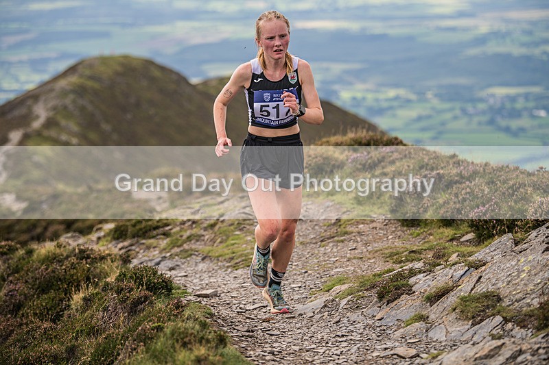Uphill Only-203 - British Athletics Off Road Running Championships Senior Uphill Only Trial - Skiddaw Friday 15th Augu
