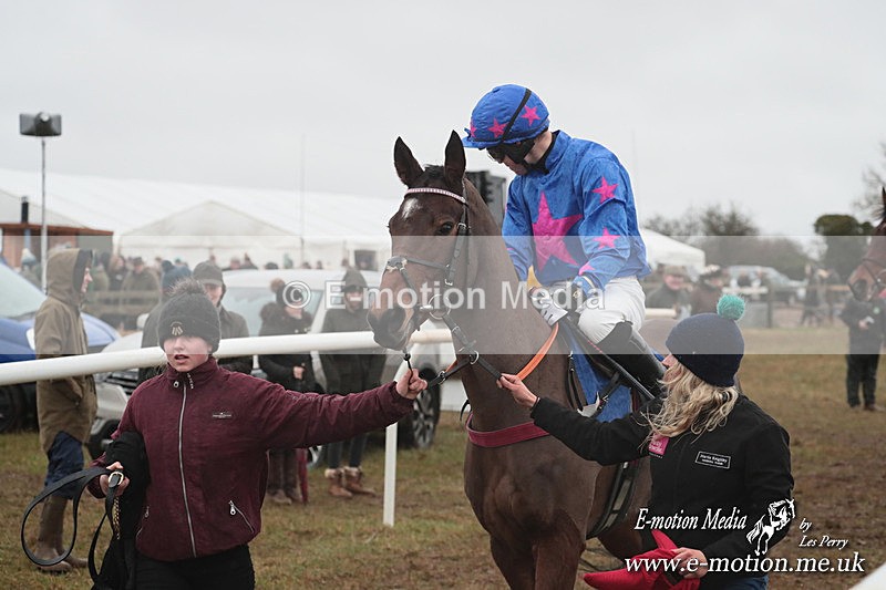 PtP 260125 455 - Cocklebarrow Point-to-Point racing with the Heythrop Hunt 26/01/25