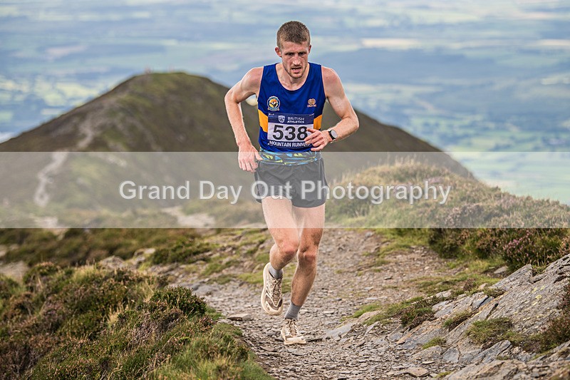 Uphill Only-134 - British Athletics Off Road Running Championships Senior Uphill Only Trial - Skiddaw Friday 15th Augu