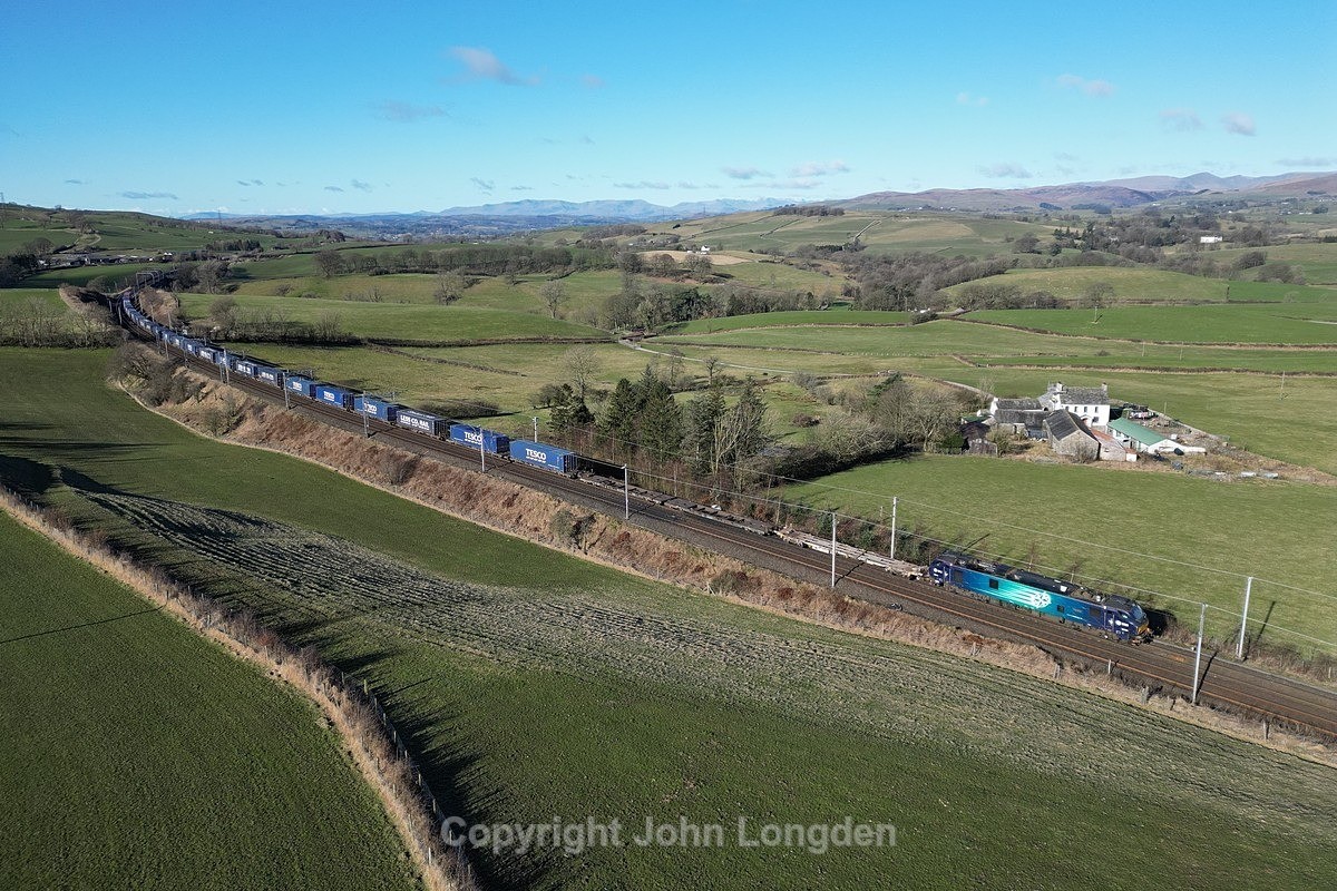 JL - 7.3.23 88004 4S43 Daventry - Mossend, Lambrigg - West Coast Main Line (north to south)
