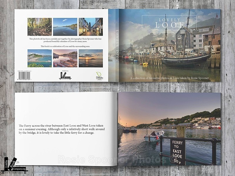 VERY SLIGHT DAMAGE  - LOVELY LOOE PHOTO BOOK - Looe Photo Book slightly damaged at front - Half Price
