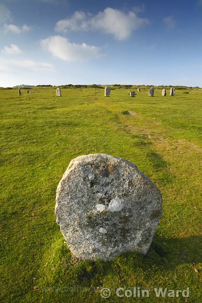 Hurlers Stone Circle, Bodmin Moor. Ref 2774 - Cornwall