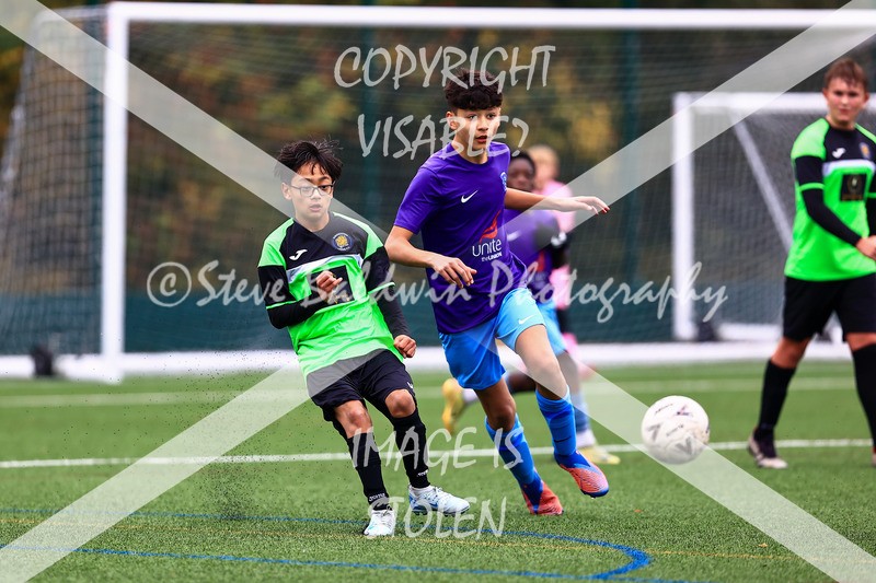 1DX30700 - 2025-10-12 FC Abbey Meads U14 Orange V Kingsdown Lions U14