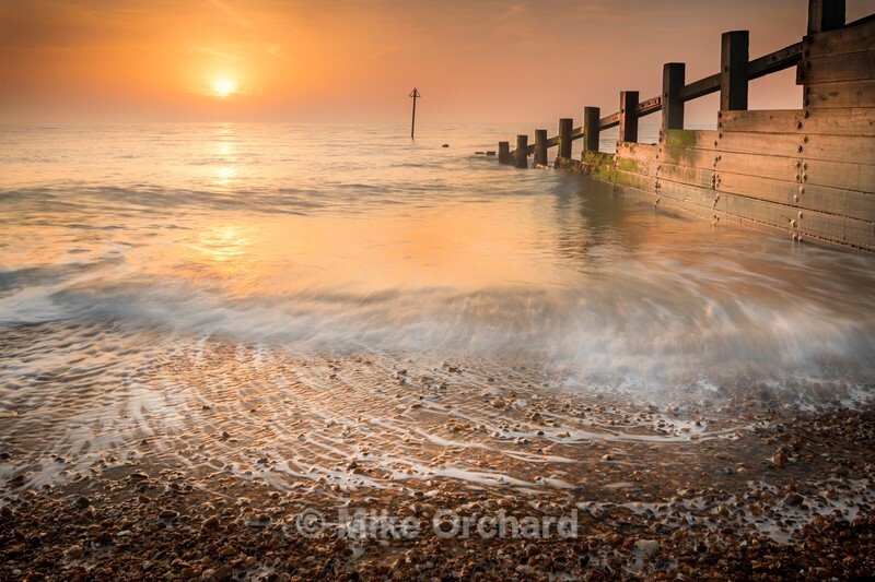 Orange Sea-Felixstowe Dip-Siffolk - Seascapes