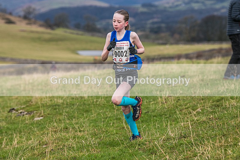Cunswick U13-100 - Kendal Winter League Cunswick Scar Junior Under 13 Fell Race Sunday 26th January 2025