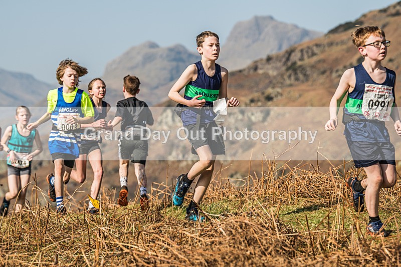 Elterwater-90 - Kendal Winter League Elterwater Under 13 Fell Race Sunday 9th March 2025