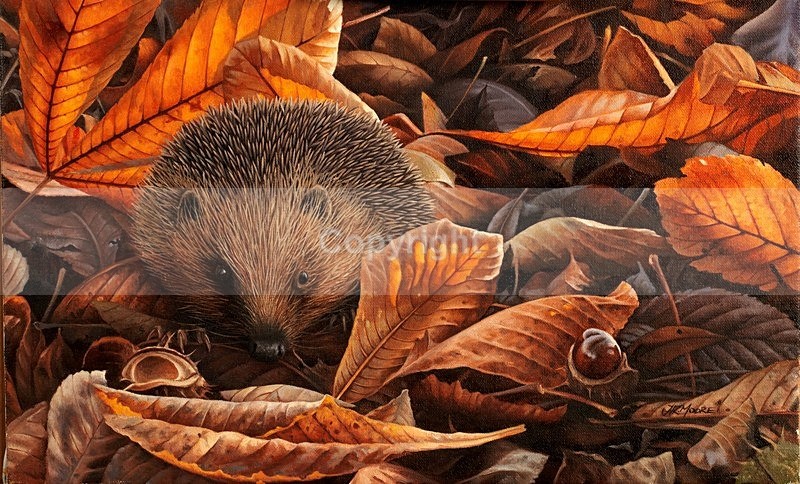 'UNDERNEATH THE CHESTNUT TREE 'AUTUMN HEDGEHOG - Misc