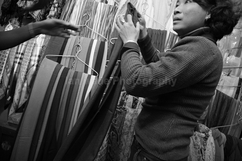 Vietnamese Street life - Vietnamese Street life in black and white