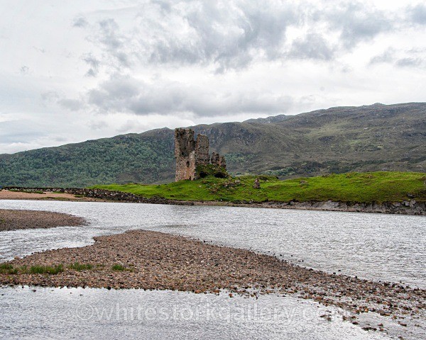 Castle at Loch Assynt - Scottish Highlands