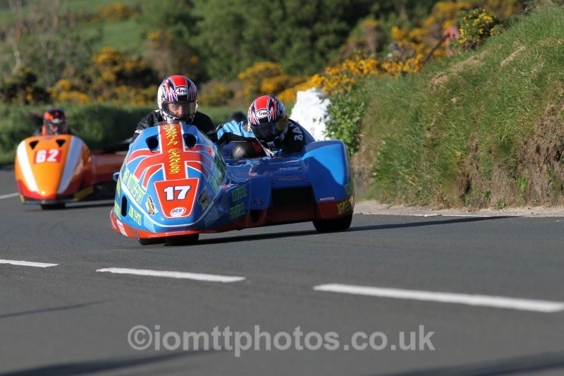 Tony Baker / Fiona Baker-Milligan Suzuki / CUMBRIA EXPRESS - Monday Practice - Sidecars
