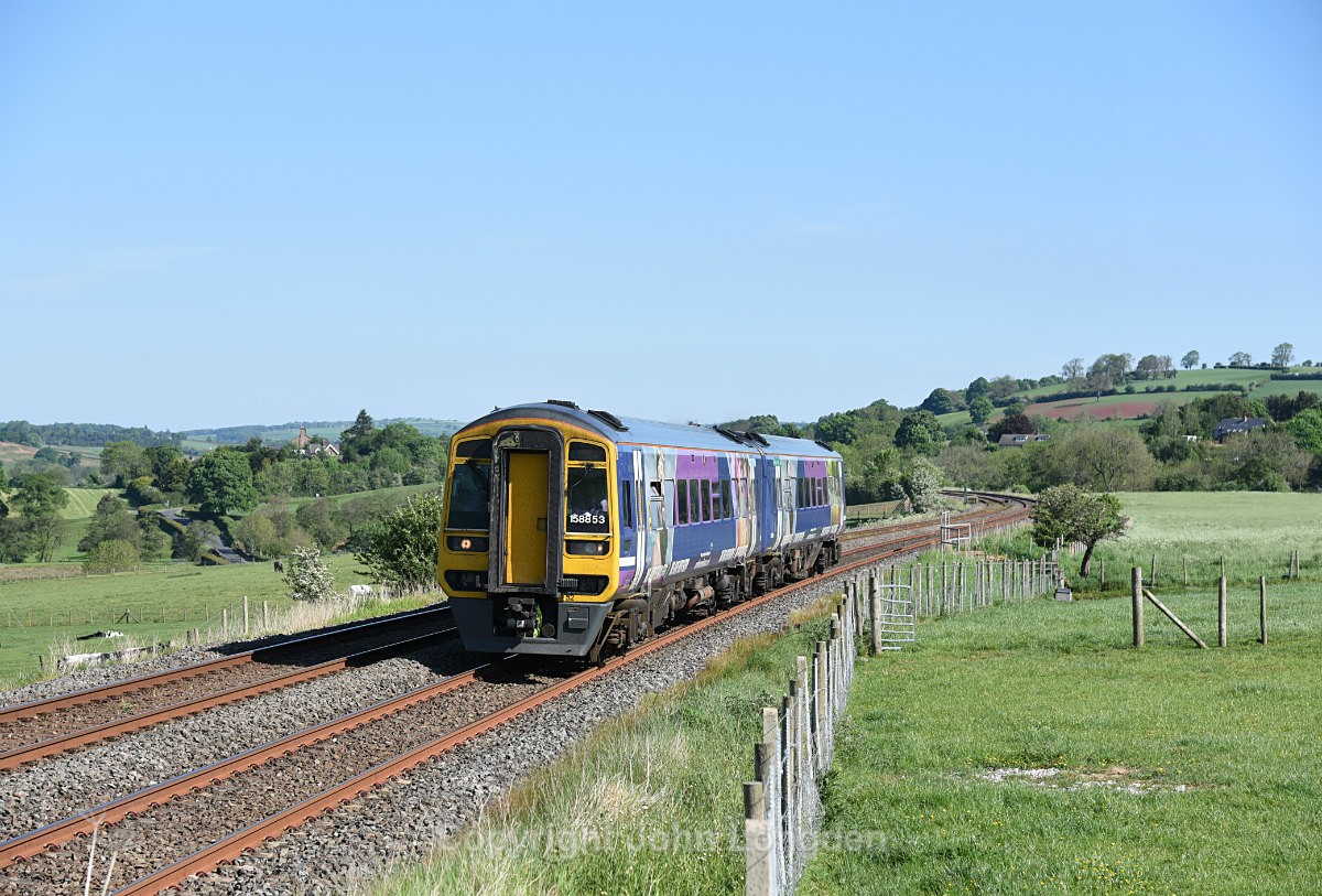 JL - 26.5.17 158853 08.53 Carlisle - Leeds Langwathby - Langwathby