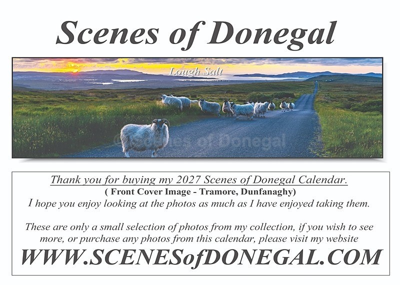 2 Inside Page 1 2027 - 2027 Scenes of Donegal Calendar