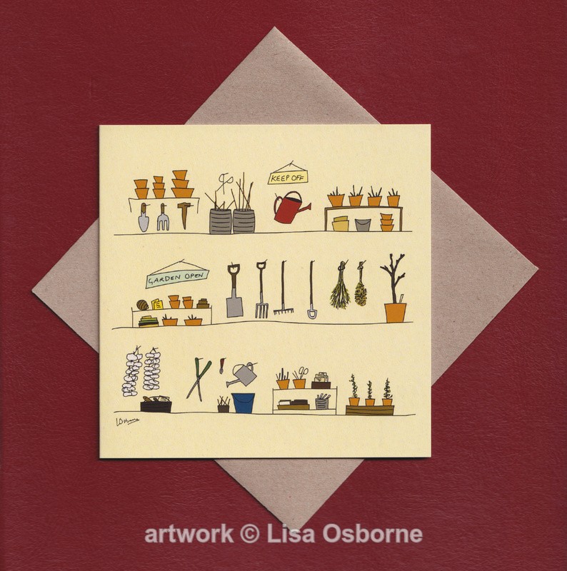 Potting shed - Cards