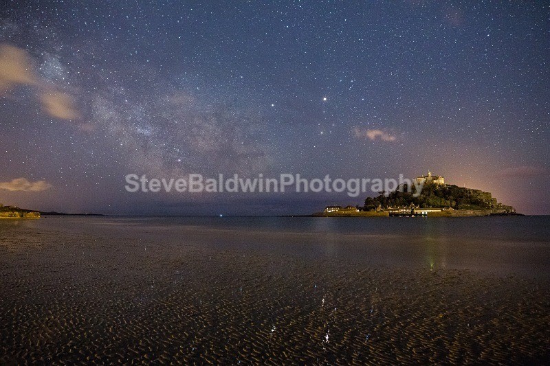 Milky Way Over St Michaels Mount:101H - Heaven: British Isles