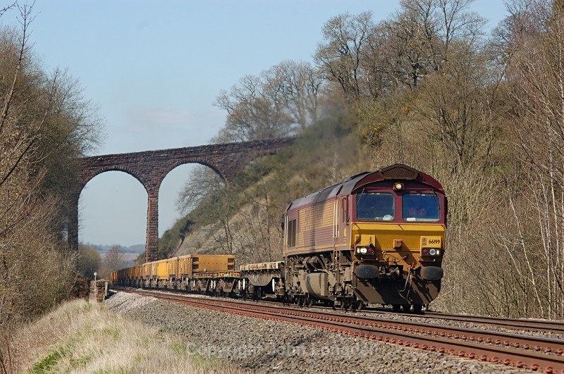 14.4.10 - 66199 6K05 Carlisle - Crewe, Newbiggin - Newbiggin