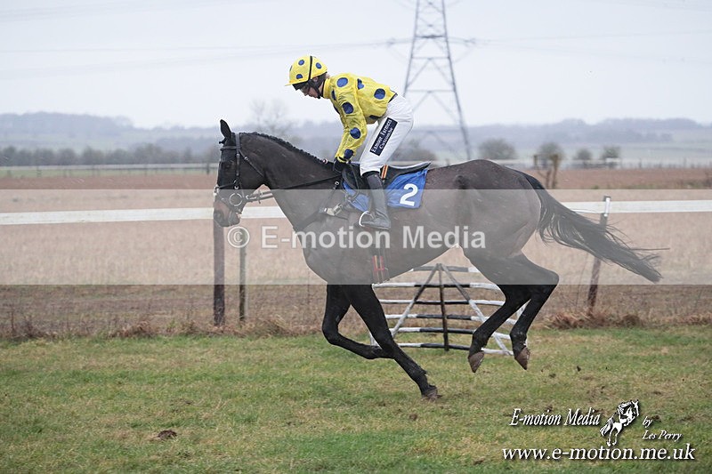 PtP 260125 688 - Cocklebarrow Point-to-Point racing with the Heythrop Hunt 26/01/25