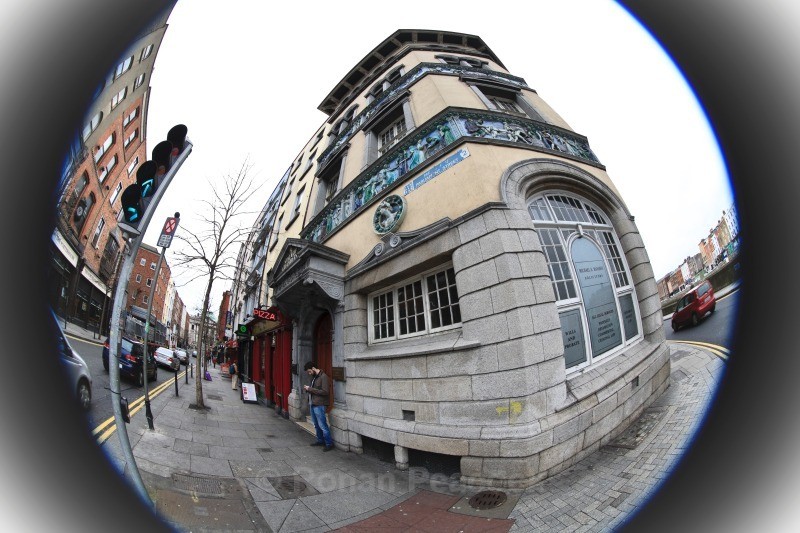 Lever Building - Dublin - through a fisheye lens