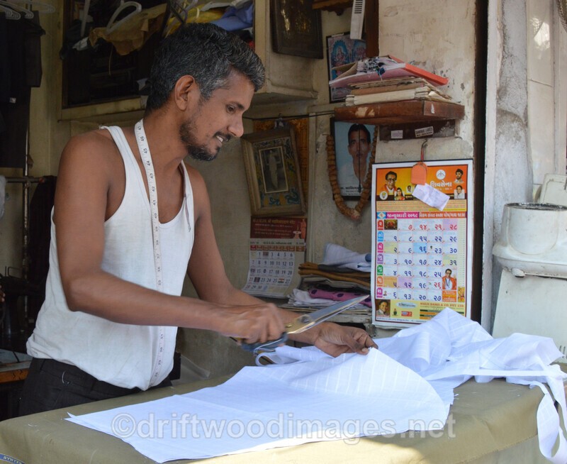 Mumbai street shirt maker - Mumbai